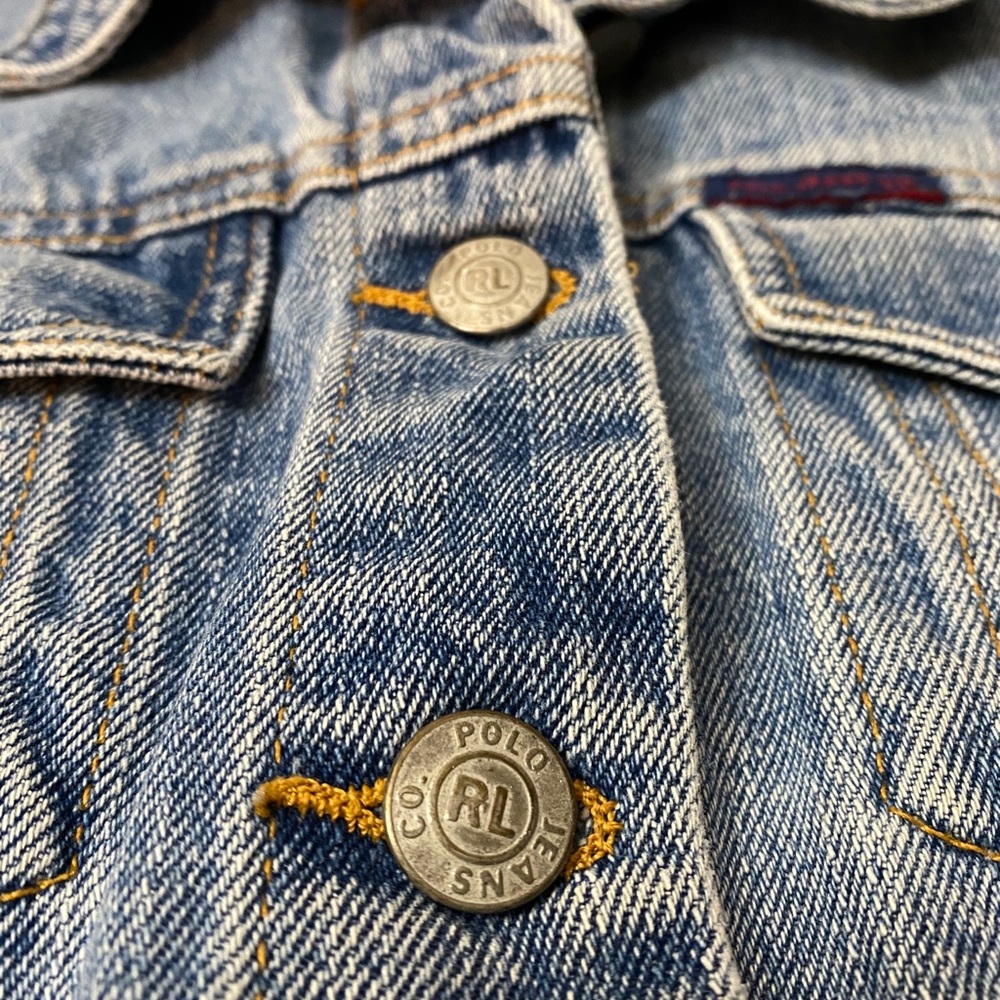 Vintage 90s Polo Ralph Lauren Denim Jacket. - Picture 6 of 6